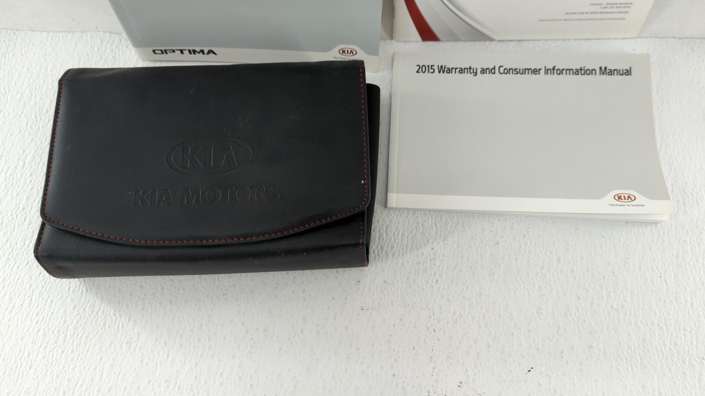2015 Kia Optima Owners Manual Book Guide OEM Used Auto Parts - Oemusedautoparts1.com