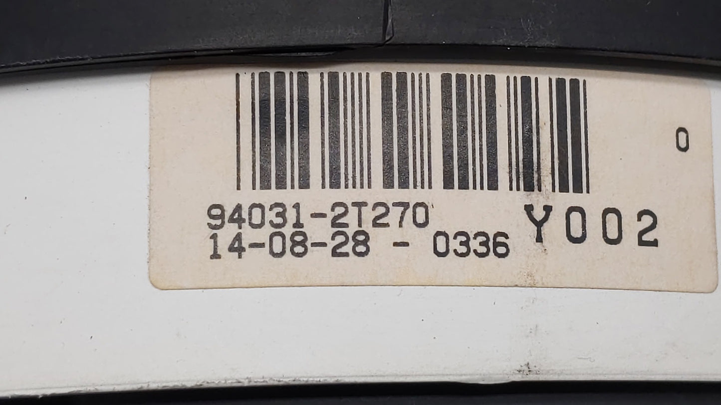 2014-2015 Kia Optima Instrument Cluster Speedometer Gauges P/N:94031-2T270 Fits Fits 2014 2015 OEM Used Auto Parts - Oemused