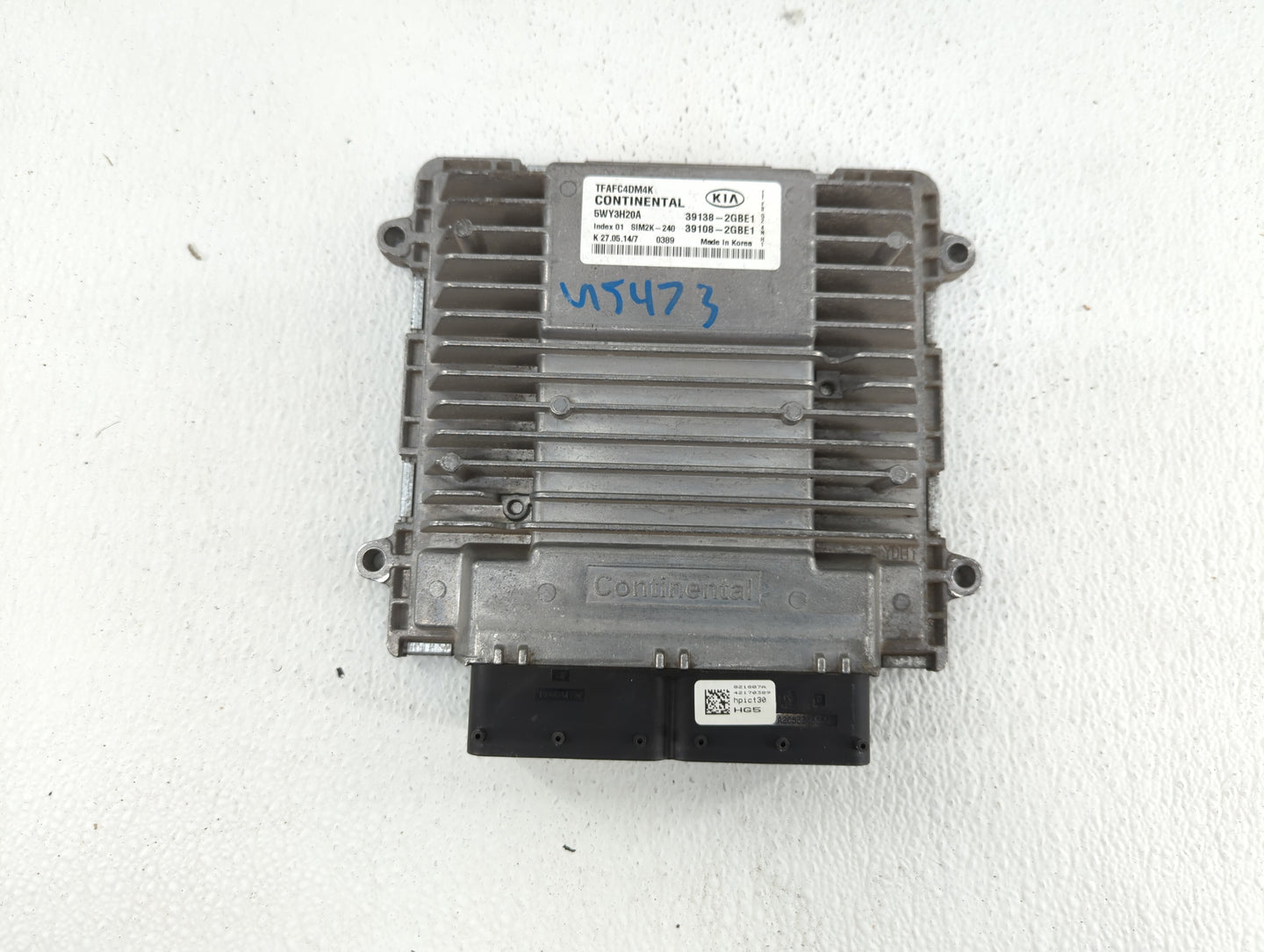 2014-2015 Kia Optima PCM Engine Control Computer ECU ECM PCU OEM P/N:39108-2GBE1 39138-2GBE1, 391082GBE1 Fits Fits 2014 2015