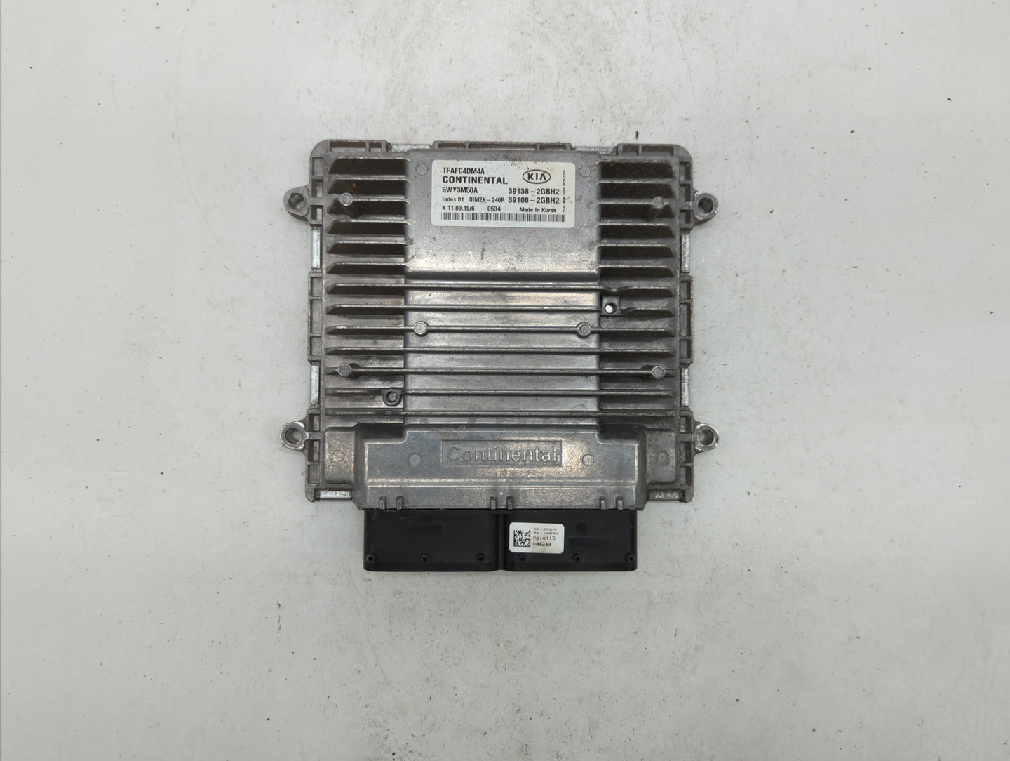 2015 Kia Optima PCM Engine Control Computer ECU ECM PCU OEM P/N:39138-2GBH2 39108-2GBH2, 391382GBH2, 391082GBH2 Fits OEM Use