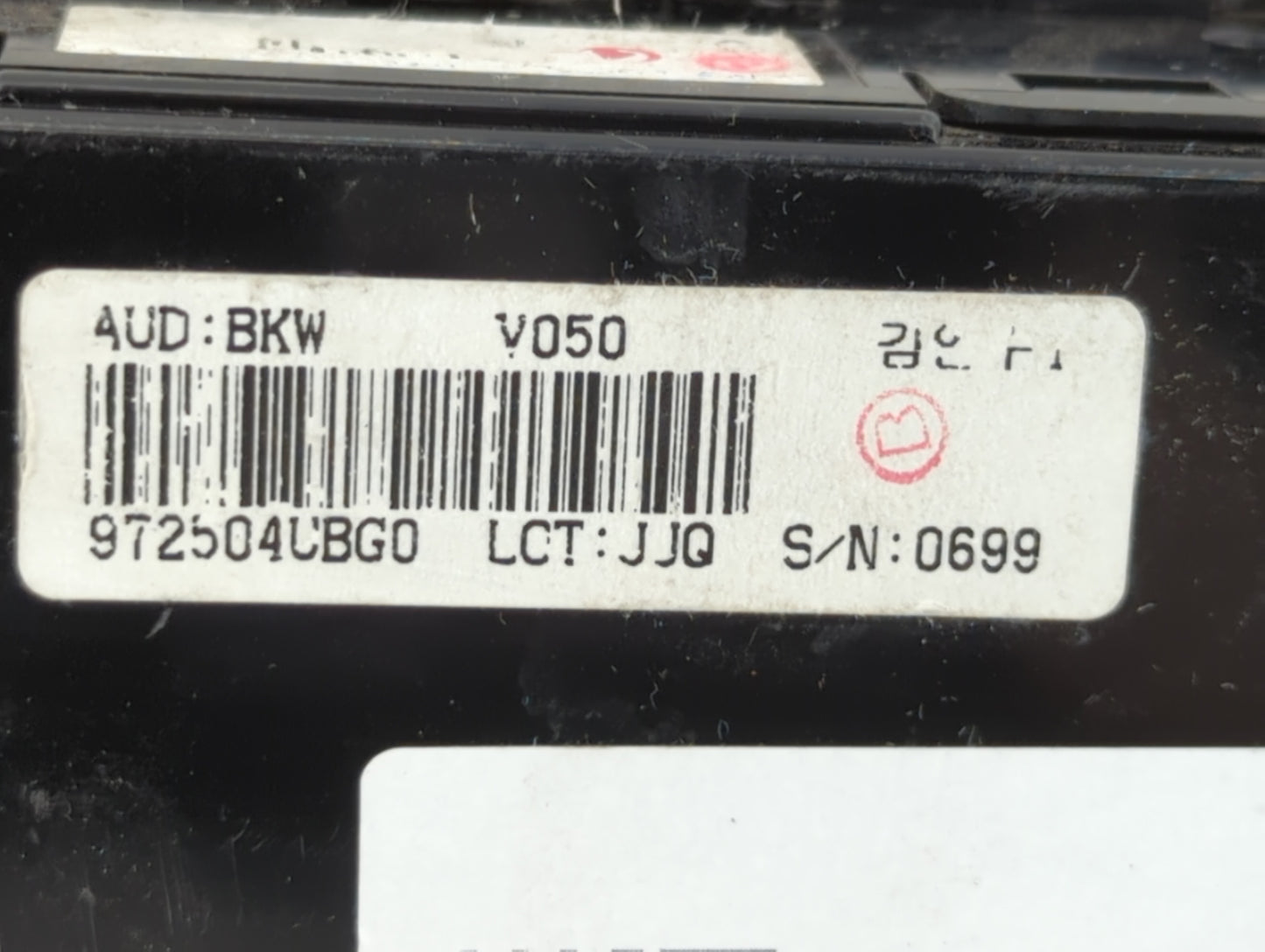 2014-2016 Kia Optima Climate Control Module Temperature AC/Heater Replacement P/N:972504UBG0 972504UCF0 Fits Fits 2014 2015 