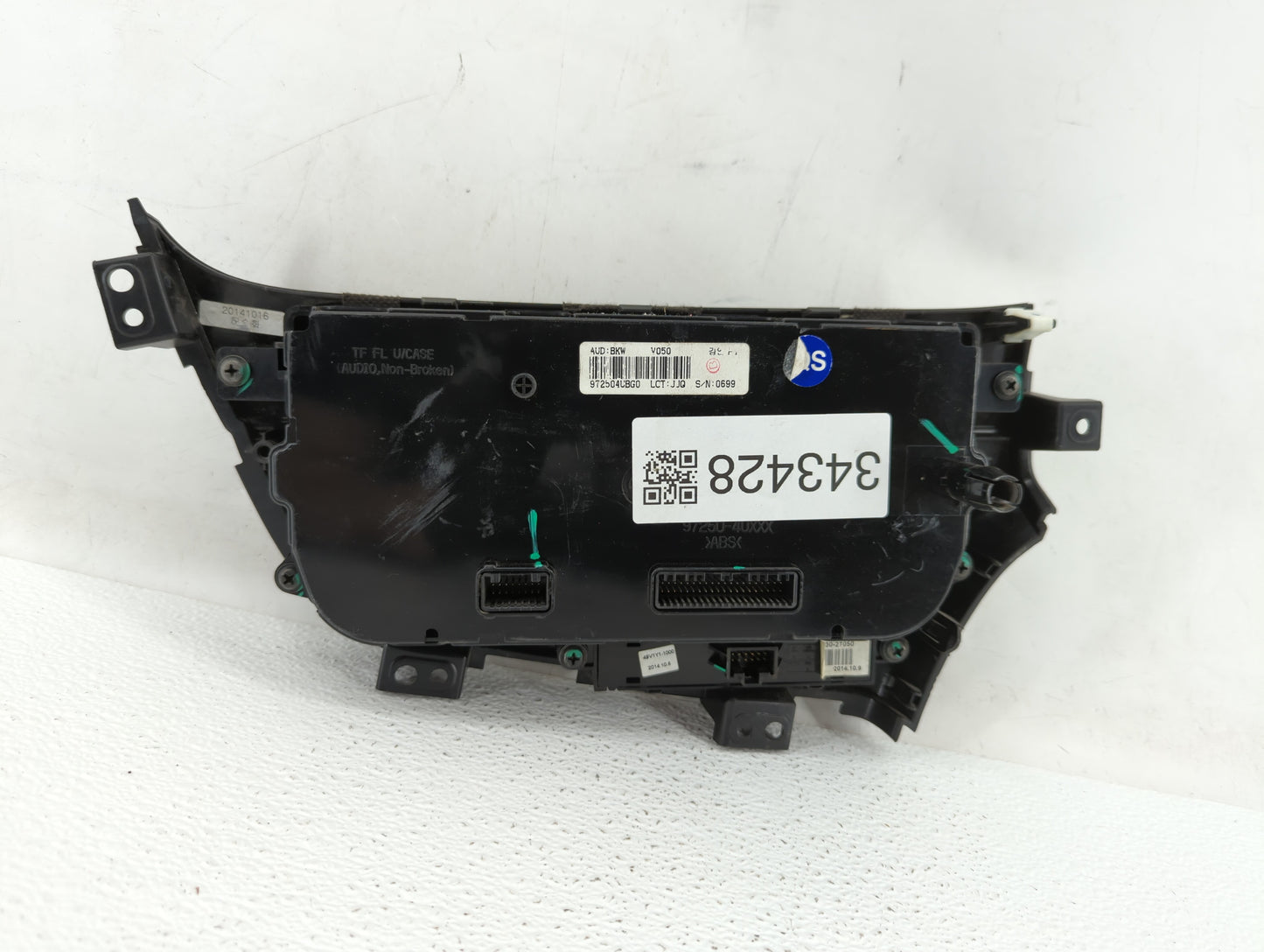 2014-2016 Kia Optima Climate Control Module Temperature AC/Heater Replacement P/N:972504UBG0 972504UCF0 Fits Fits 2014 2015 