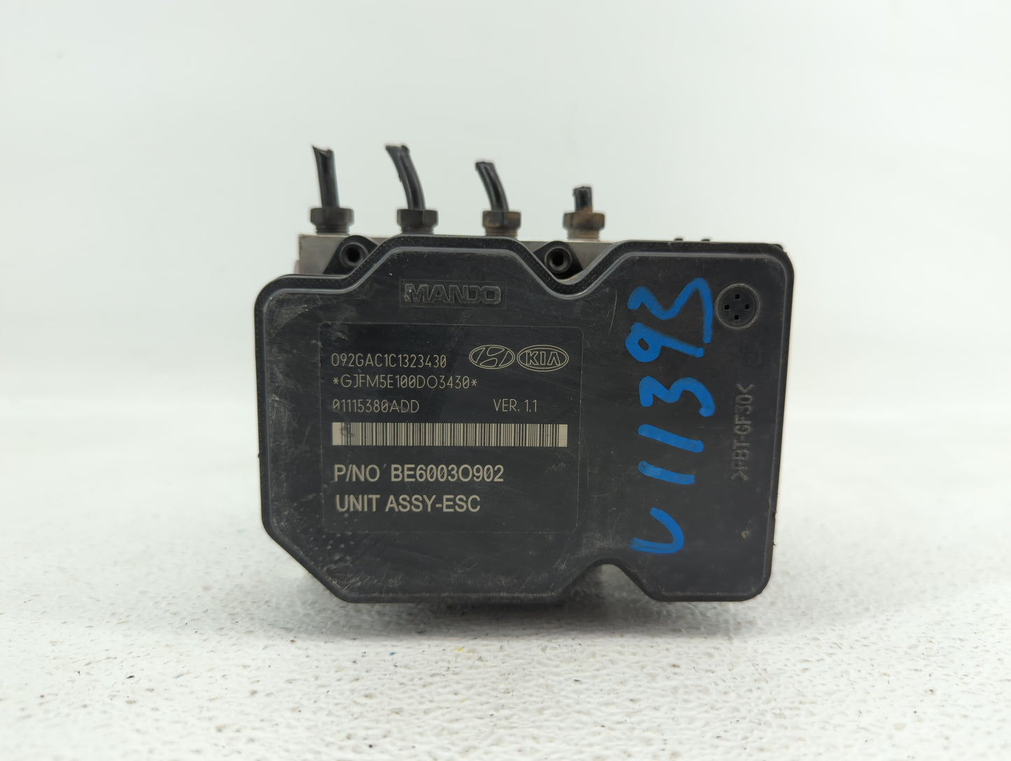 2014-2015 Kia Optima ABS Pump Control Module Replacement P/N:BE6003O902 58920-2T870 Fits Fits 2014 2015 OEM Used Auto Parts 