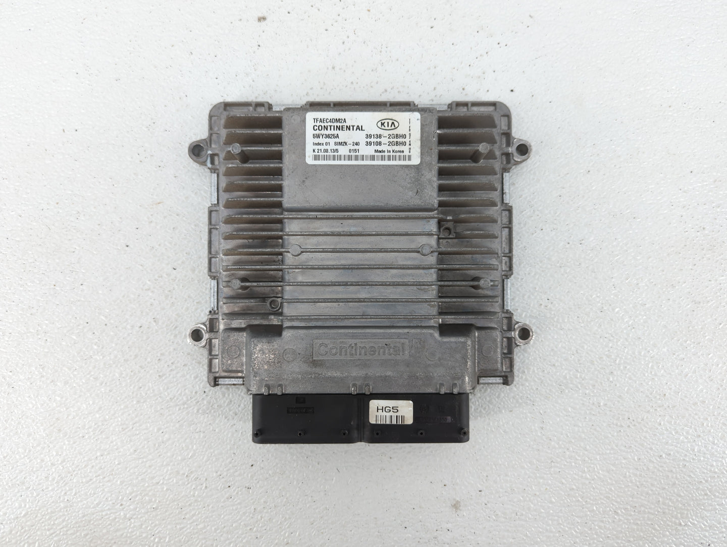 2014-2015 Kia Optima PCM Engine Control Computer ECU ECM PCU OEM P/N:39138-2GBH0 39108-2GBH0, 391382GBH0 Fits Fits 2014 2015