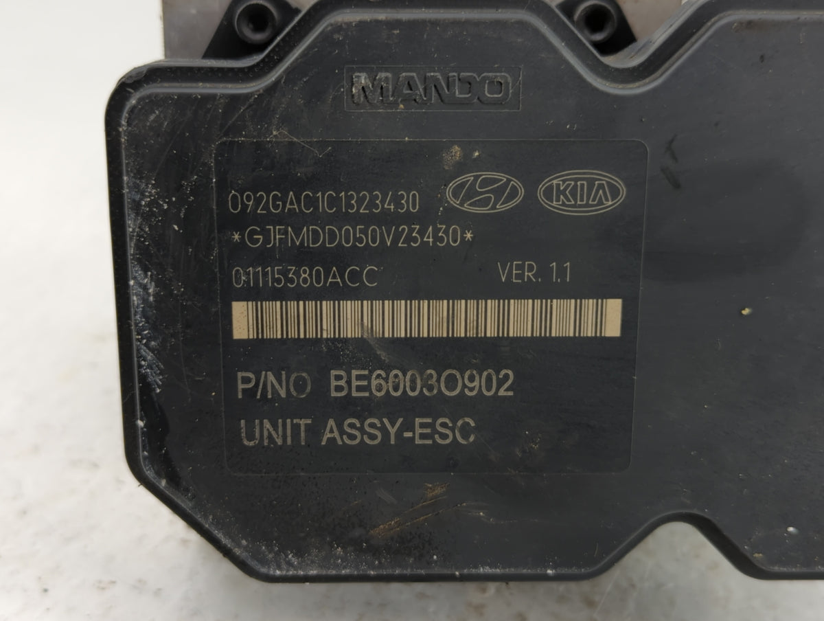 2014-2015 Kia Optima Anti-Lock Brake ABS Pump Module Actuator OEM P/N:BE6003O902 58920-2T870 Fits Fits 2014 2015 OEM Used Au