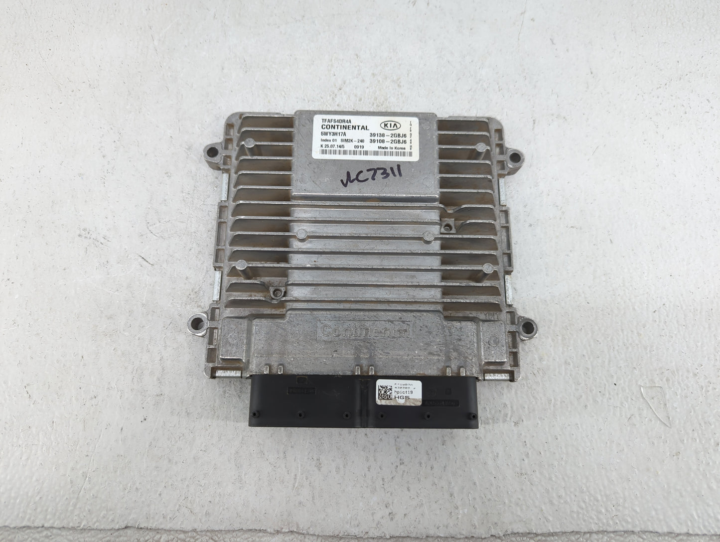 2015 Kia Optima PCM Engine Control Computer ECU ECM PCU OEM P/N:39138-2GBJ6 39108-2GBJ6 Fits OEM Used Auto Parts - Oemusedau