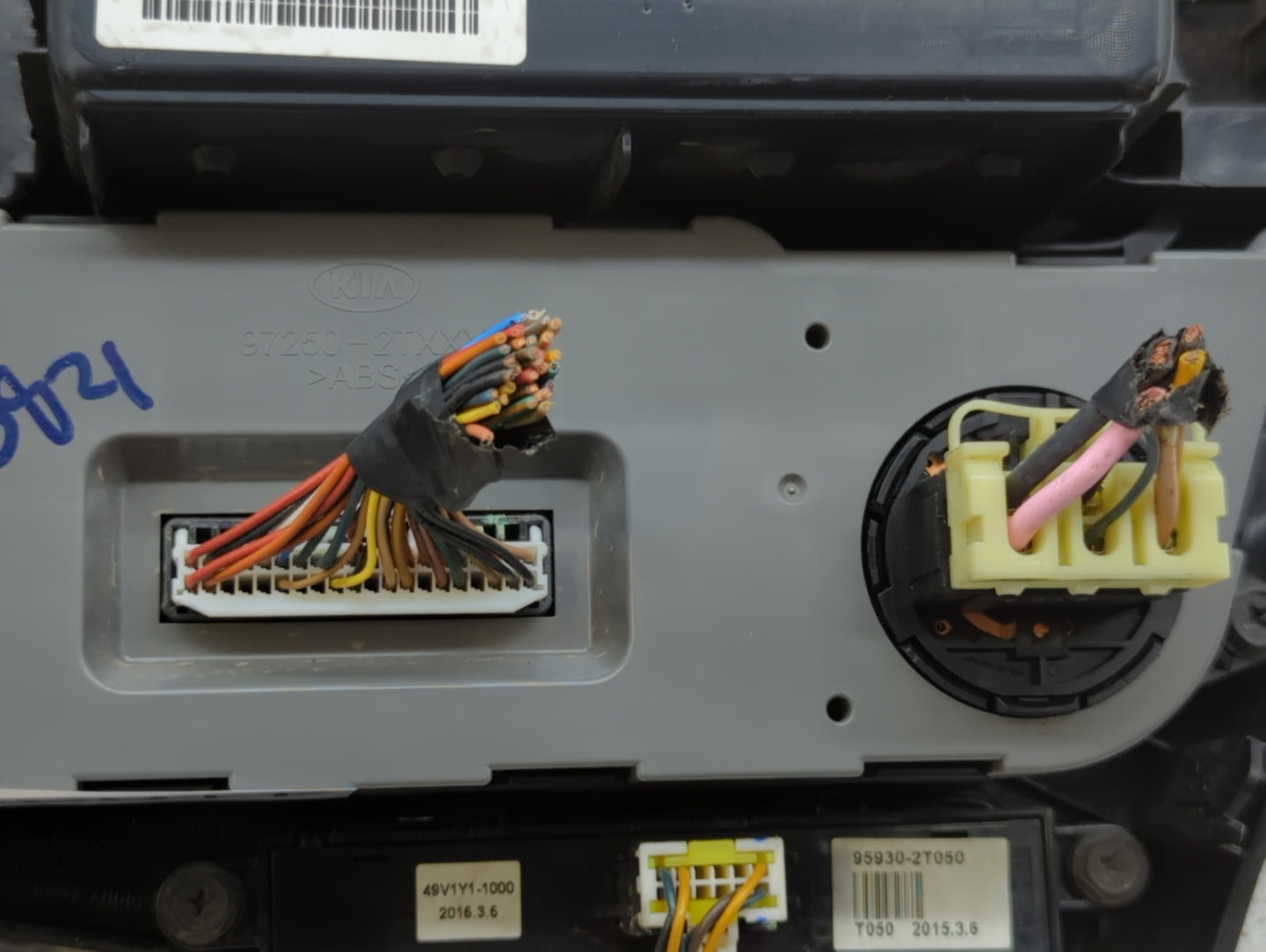 2014-2015 Kia Optima Climate Control Module Temperature AC/Heater Replacement P/N:97250-2TXXX 97250-2TLE0 Fits Fits 2014 201