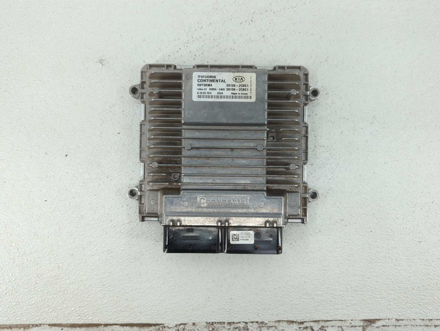 2014-2015 Kia Optima PCM Engine Control Computer ECU ECM PCU OEM P/N:39108-2GBE1 39138-2GBE1, 391082GBE1 Fits Fits 2014 2015