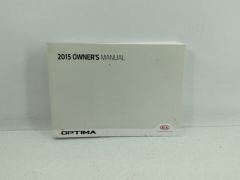 compare product 2015 Kia Optima Owners Manual Book Guide OEM Used Auto Parts
