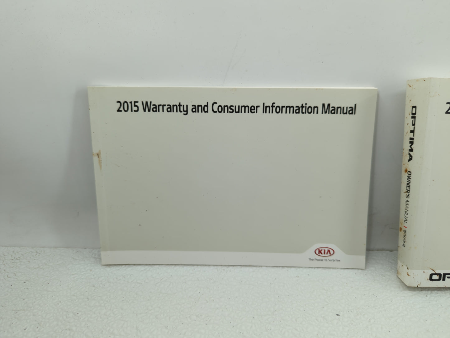 2015 Kia Optima Owners Manual Book Guide OEM Used Auto Parts - Oemusedautoparts1.com