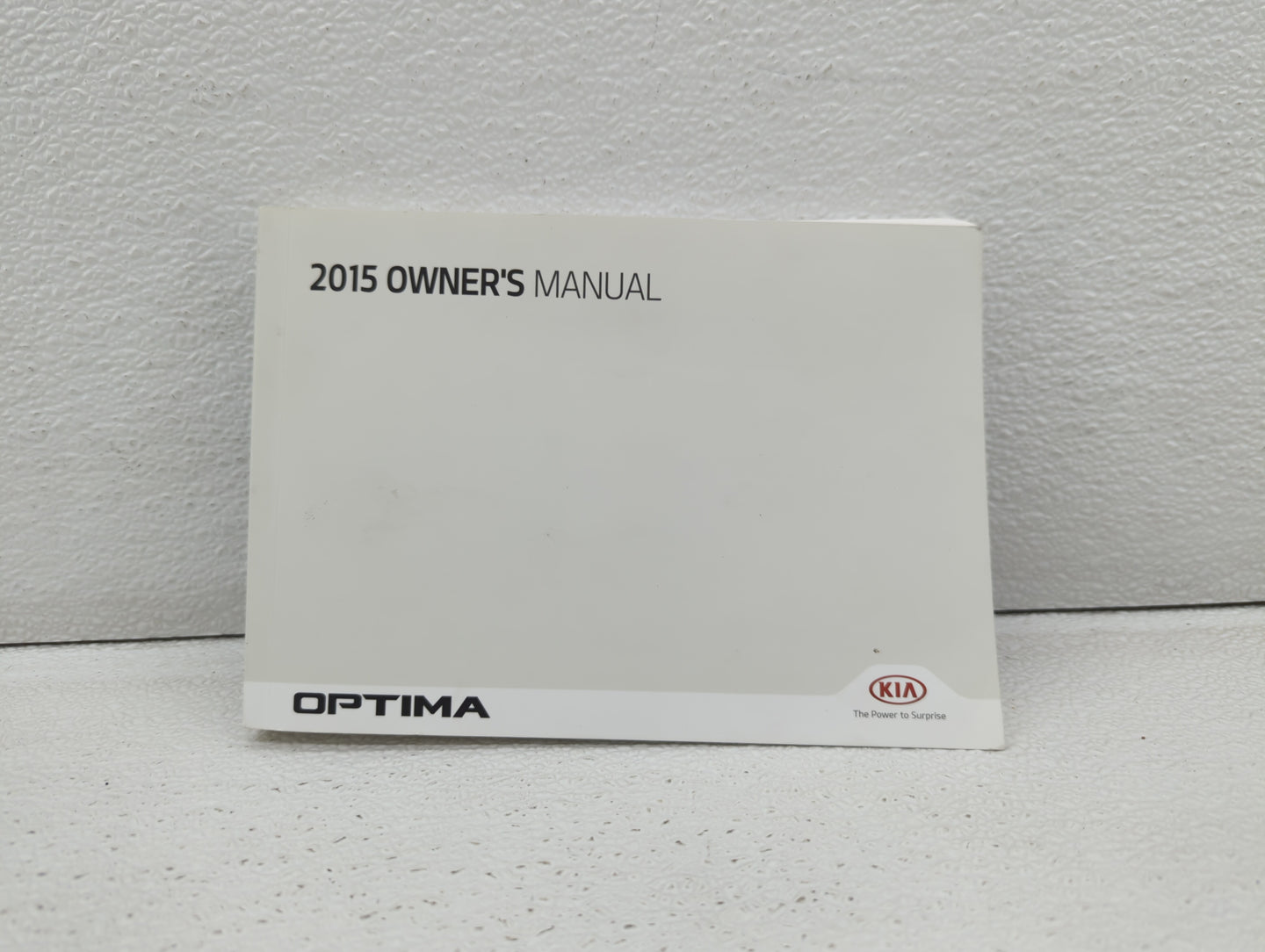 2015 Kia Optima Owners Manual Book Guide OEM Used Auto Parts - Oemusedautoparts1.com