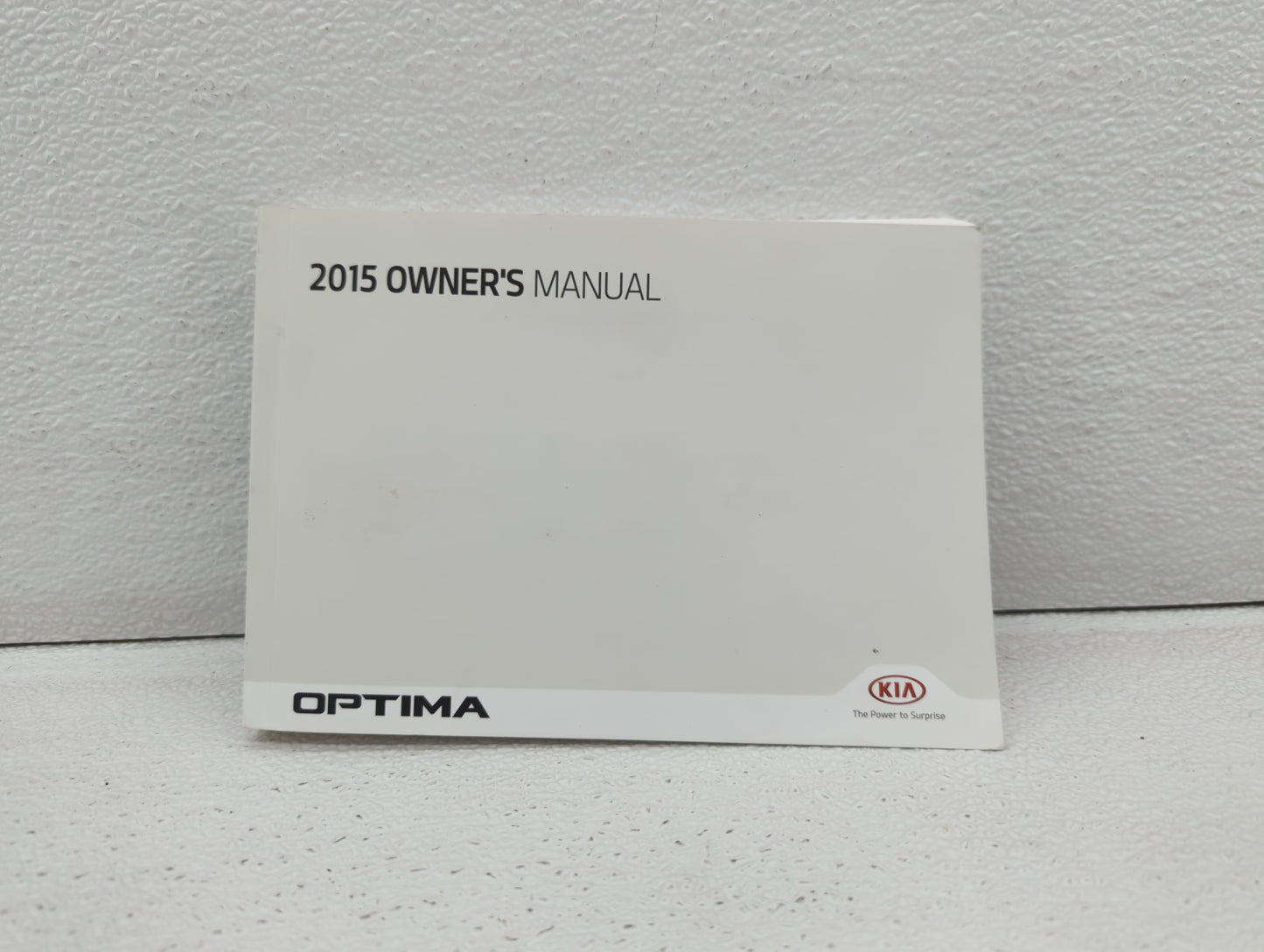 2015 Kia Optima Owners Manual Book Guide OEM Used Auto Parts - Oemusedautoparts1.com