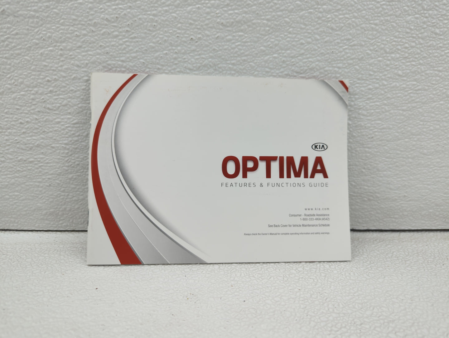 2015 Kia Optima Owners Manual Book Guide OEM Used Auto Parts - Oemusedautoparts1.com