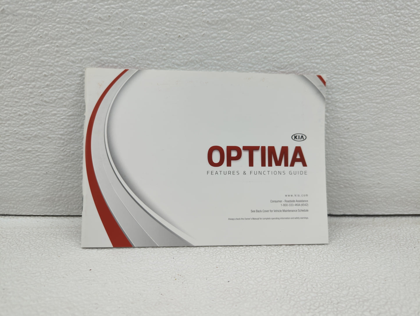 2015 Kia Optima Owners Manual Book Guide OEM Used Auto Parts - Oemusedautoparts1.com