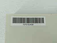 2015 Kia Optima Owners Manual Book Guide OEM Used Auto Parts - Oemusedautoparts1.com