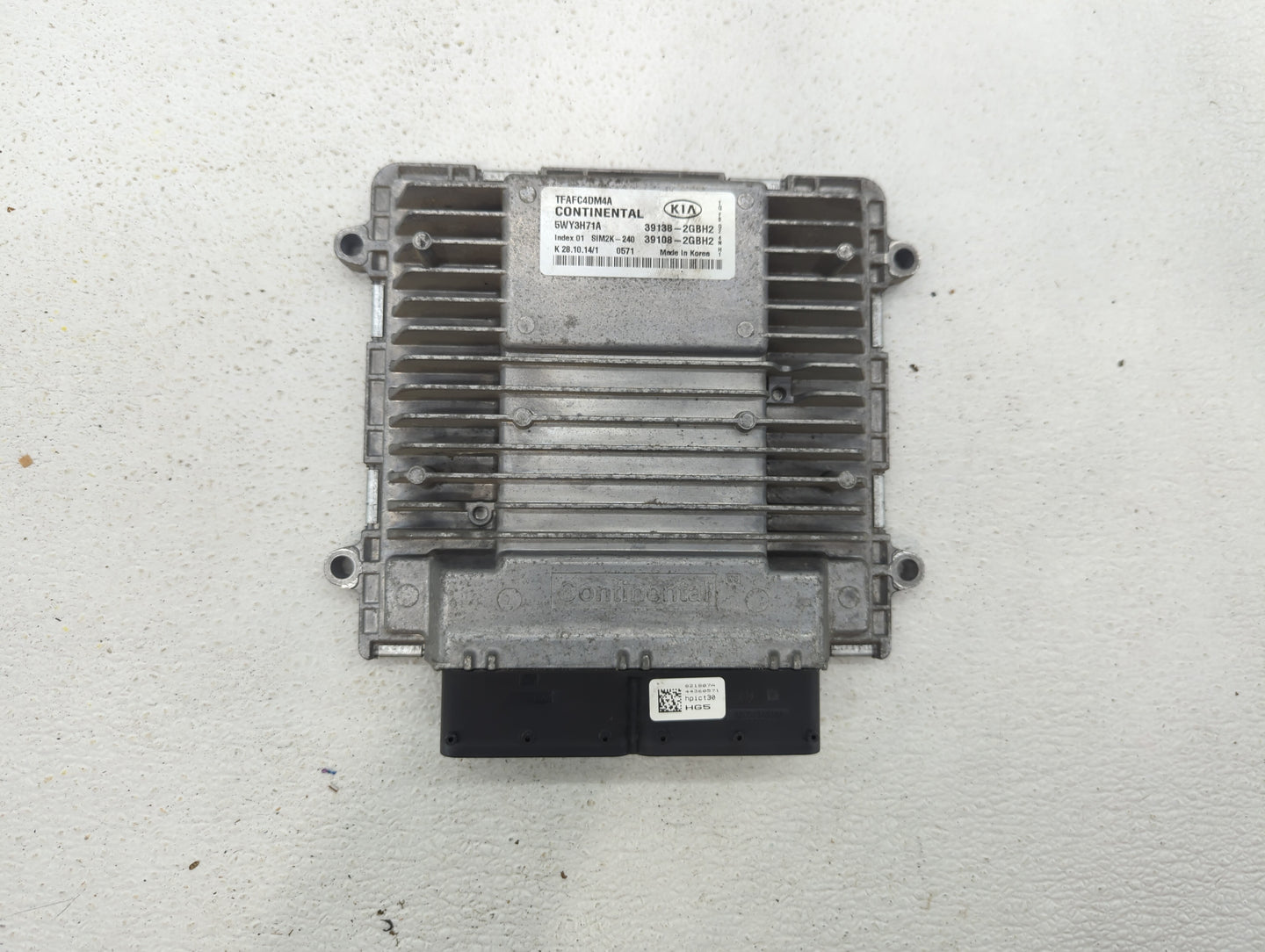 2015 Kia Optima PCM Engine Control Computer ECU ECM PCU OEM P/N:39108-2GBH2 39138-2GBE6, 39138-2GBH2 Fits OEM Used Auto Part