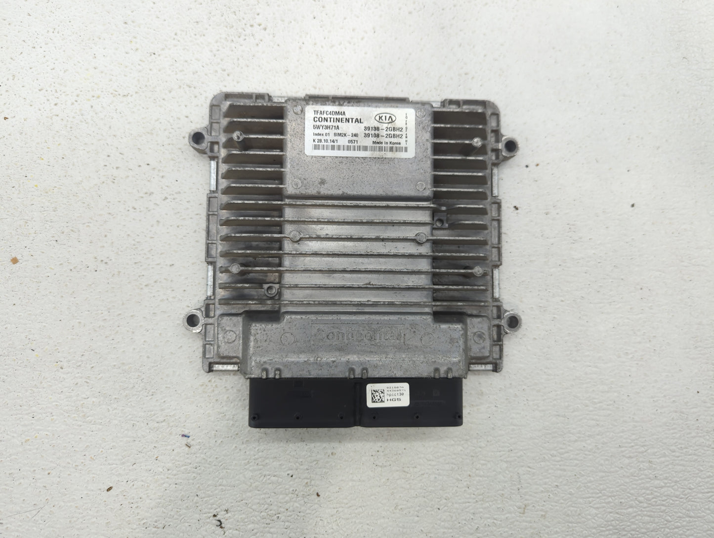 2015 Kia Optima PCM Engine Control Computer ECU ECM PCU OEM P/N:39108-2GBH2 39138-2GBE6, 39138-2GBH2 Fits OEM Used Auto Part