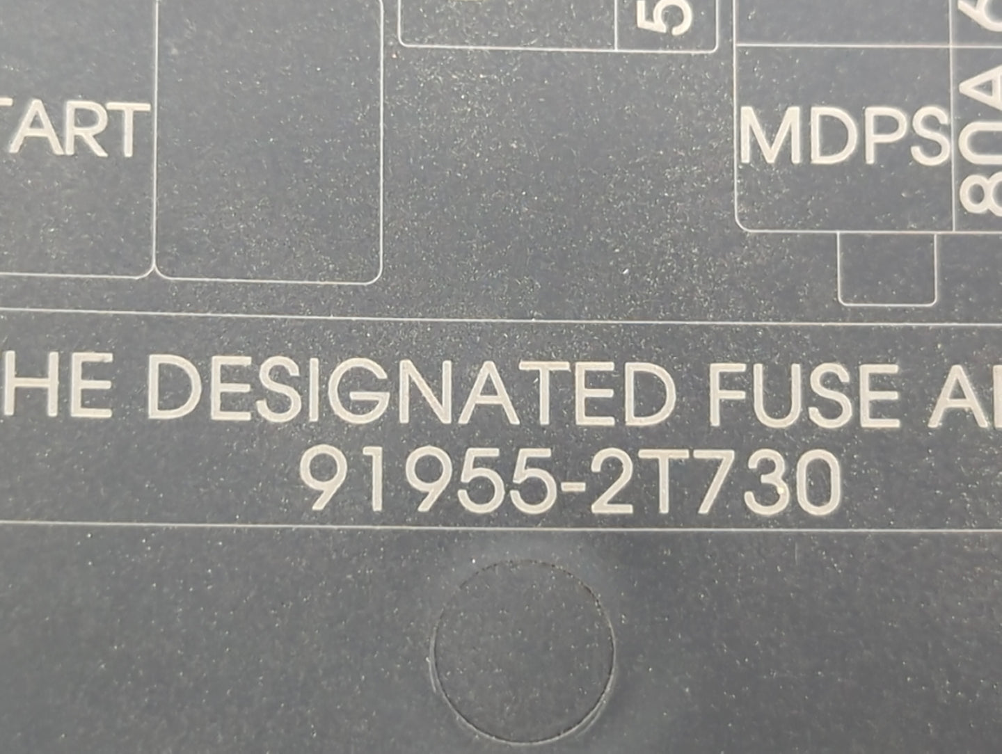2014-2015 Kia Optima Fusebox Fuse Box Panel Relay Module P/N:91955-2T730 VS912504C860QA Fits Fits 2014 2015 OEM Used Auto Pa