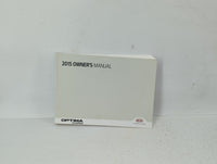 2015 Kia Optima Owners Manual Book Guide OEM Used Auto Parts - Oemusedautoparts1.com