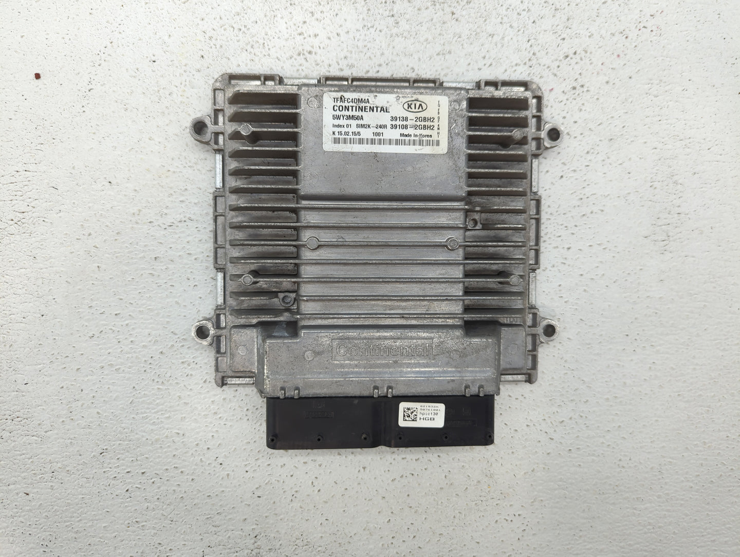 2015 Kia Optima PCM Engine Control Computer ECU ECM PCU OEM P/N:39108-2GBH2 39138-2GBH2 Fits OEM Used Auto Parts - Oemusedau
