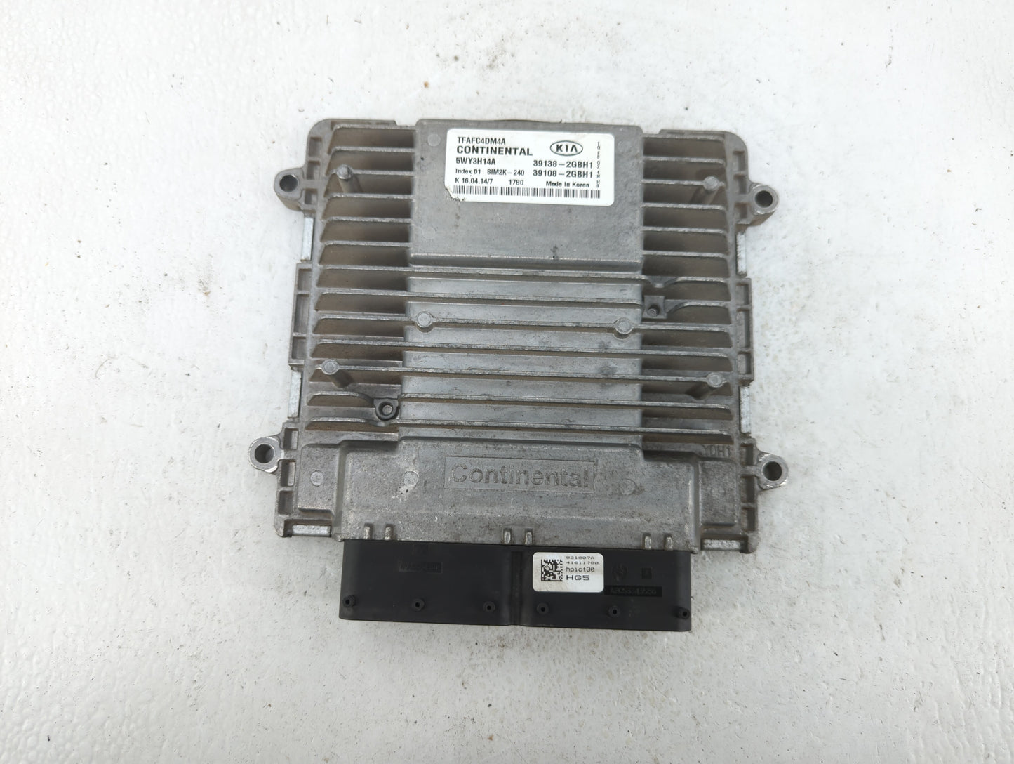 2014-2015 Kia Optima PCM Engine Control Computer ECU ECM PCU OEM P/N:39108-2GBH1 39138-2GBH1 Fits Fits 2014 2015 OEM Used Au