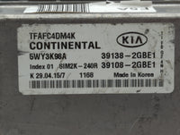 2014-2015 Kia Optima PCM Engine Control Computer ECU ECM PCU OEM P/N:391082GBE1 391082GBE0, 39138-2GBE0 Fits Fits 2014 2015 