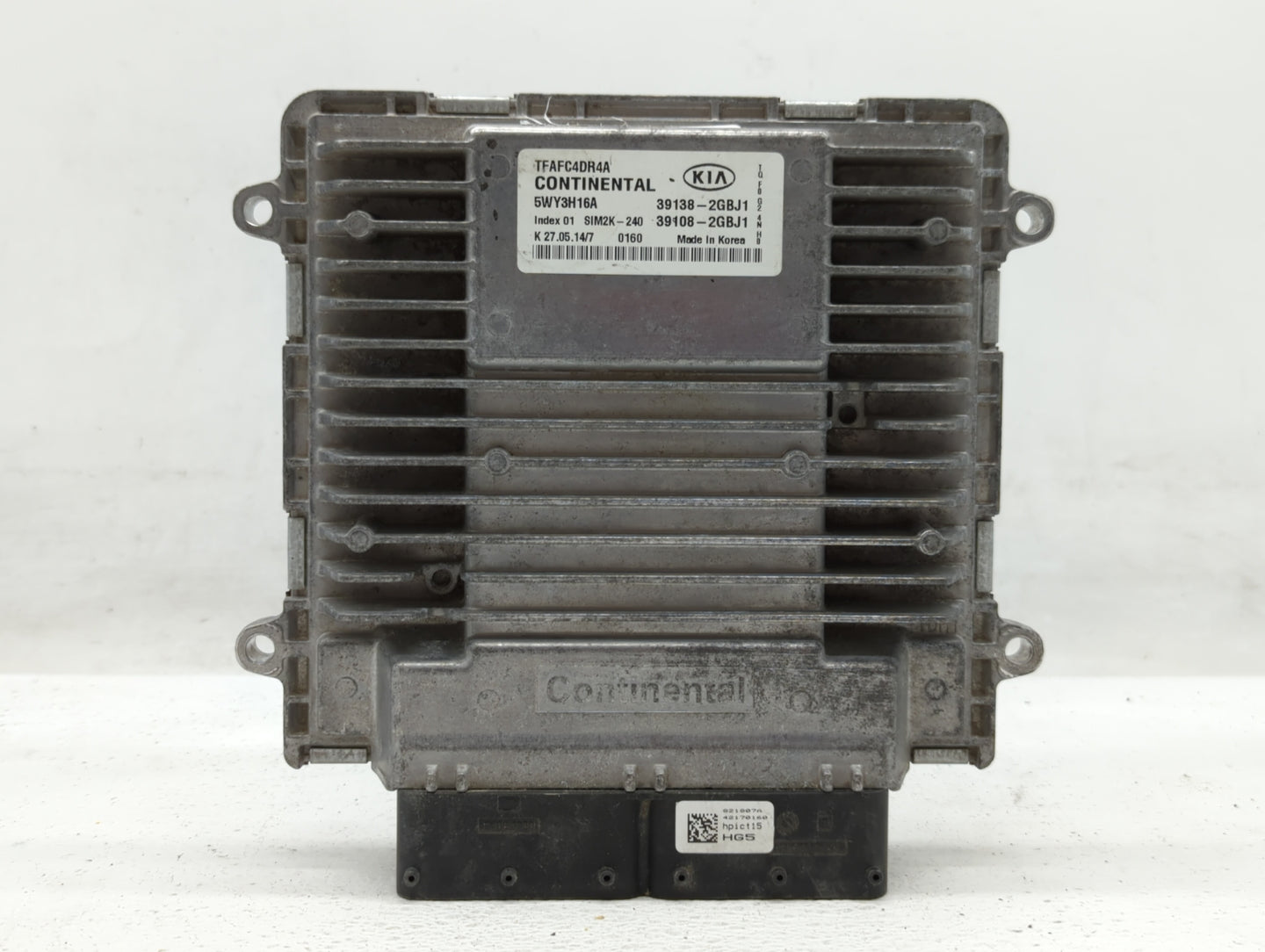 2015 Kia Optima PCM Engine Control Computer ECU ECM PCU OEM P/N:39108-2GBJ1 39138-2GBJ1 Fits OEM Used Auto Parts - Oemusedau