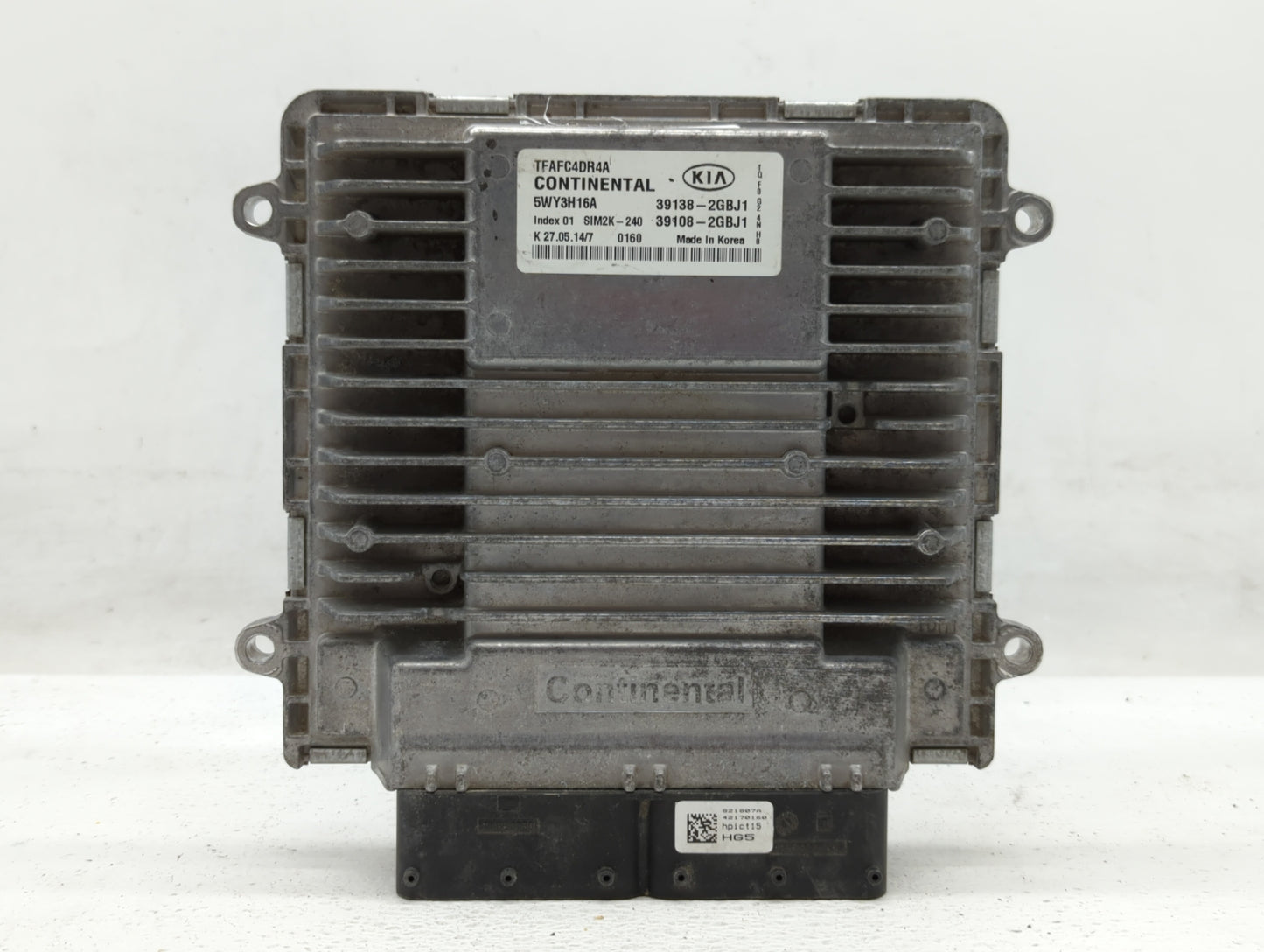2015 Kia Optima PCM Engine Control Computer ECU ECM PCU OEM P/N:39108-2GBJ1 39138-2GBJ1 Fits OEM Used Auto Parts - Oemusedau