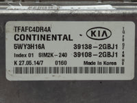 2015 Kia Optima PCM Engine Control Computer ECU ECM PCU OEM P/N:39108-2GBJ1 39138-2GBJ1 Fits OEM Used Auto Parts - Oemusedau