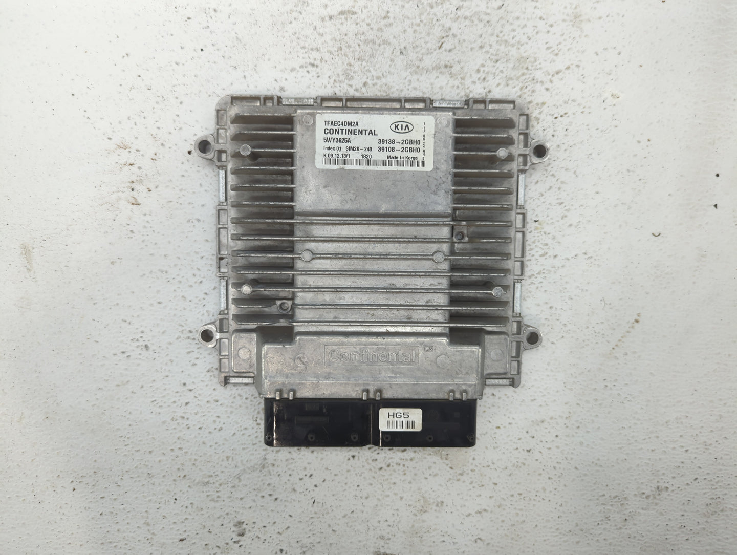2014-2015 Kia Optima PCM Engine Control Computer ECU ECM PCU OEM P/N:39138-2GBH0 39108-2GBH0, 391382GBH0 Fits Fits 2014 2015