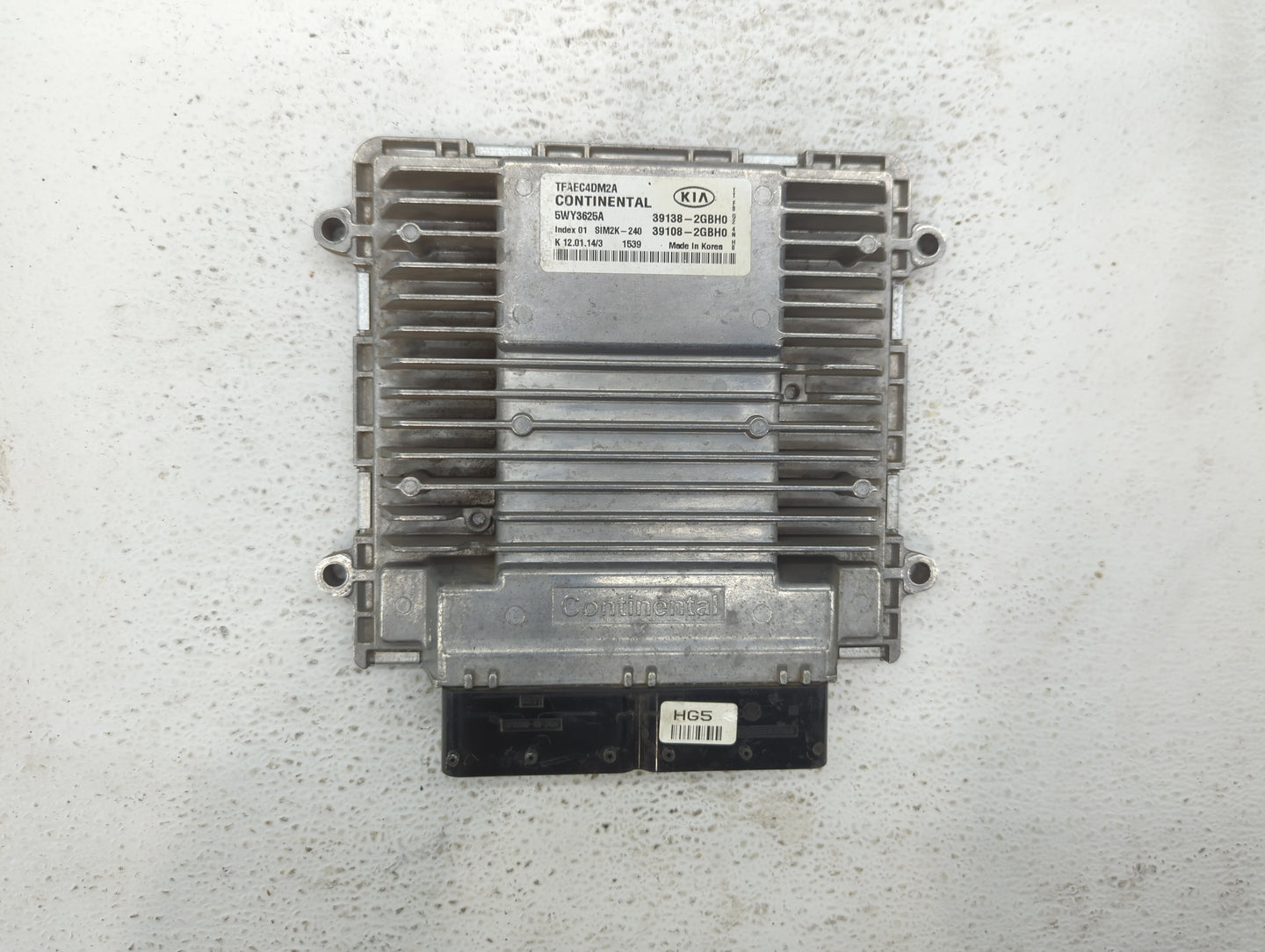 2014-2015 Kia Optima PCM Engine Control Computer ECU ECM PCU OEM P/N:39138-2GBH0 39108-2GBH0, 391382GBH0 Fits Fits 2014 2015