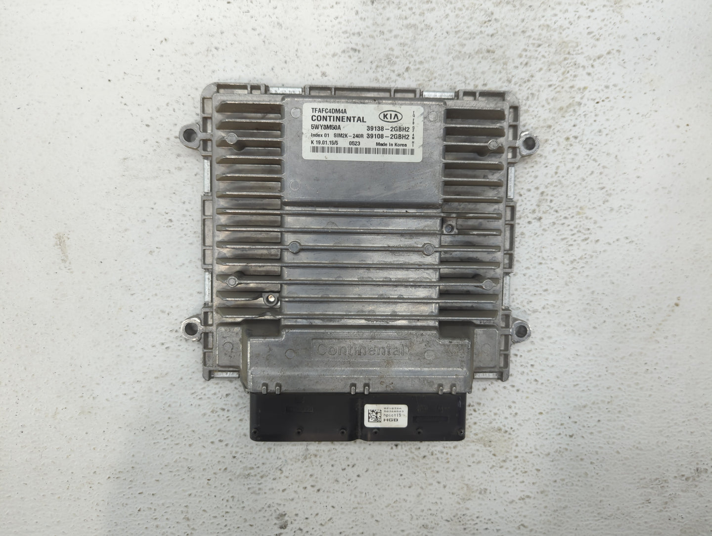 2015 Kia Optima PCM Engine Control Computer ECU ECM PCU OEM P/N:39108-2GBH2 39138-2GBH2 Fits OEM Used Auto Parts - Oemusedau