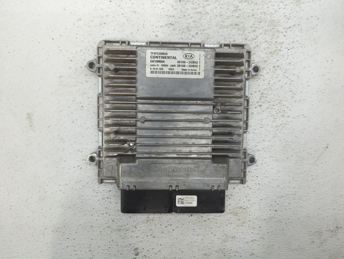 2015 Kia Optima PCM Engine Control Computer ECU ECM PCU OEM P/N:39108-2GBH2 39138-2GBH2 OEM Used Auto Parts - Oemusedautopar