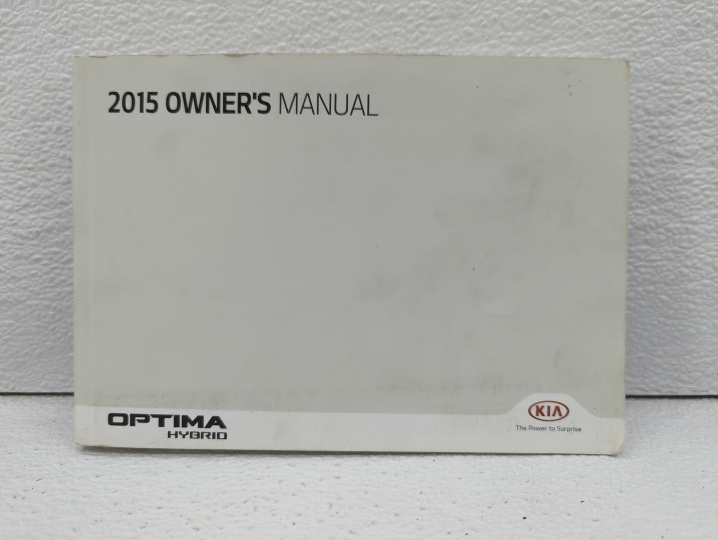 2015 Kia Optima Owners Manual Book Guide OEM Used Auto Parts - Oemusedautoparts1.com
