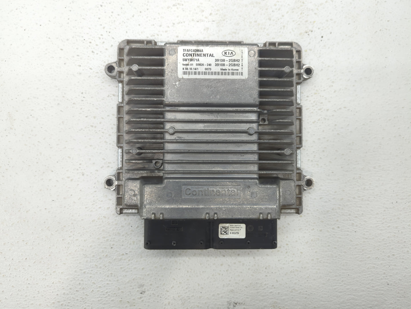 2015 Kia Optima PCM Engine Control Computer ECU ECM PCU OEM P/N:39108-2GBH2 39138-2GBH2 Fits OEM Used Auto Parts - Oemusedau