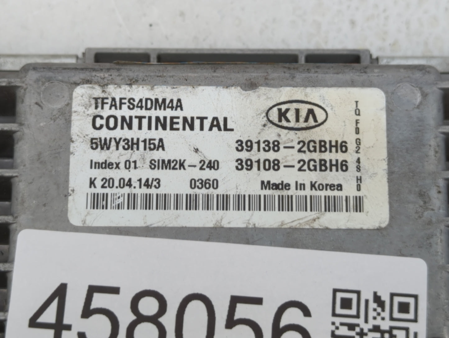 2015 Kia Optima PCM Engine Control Computer ECU ECM PCU OEM P/N:39108-2GBH6 39138-2GBH6, 36108-2GBH7, 39138-2GBH7 Fits OEM U