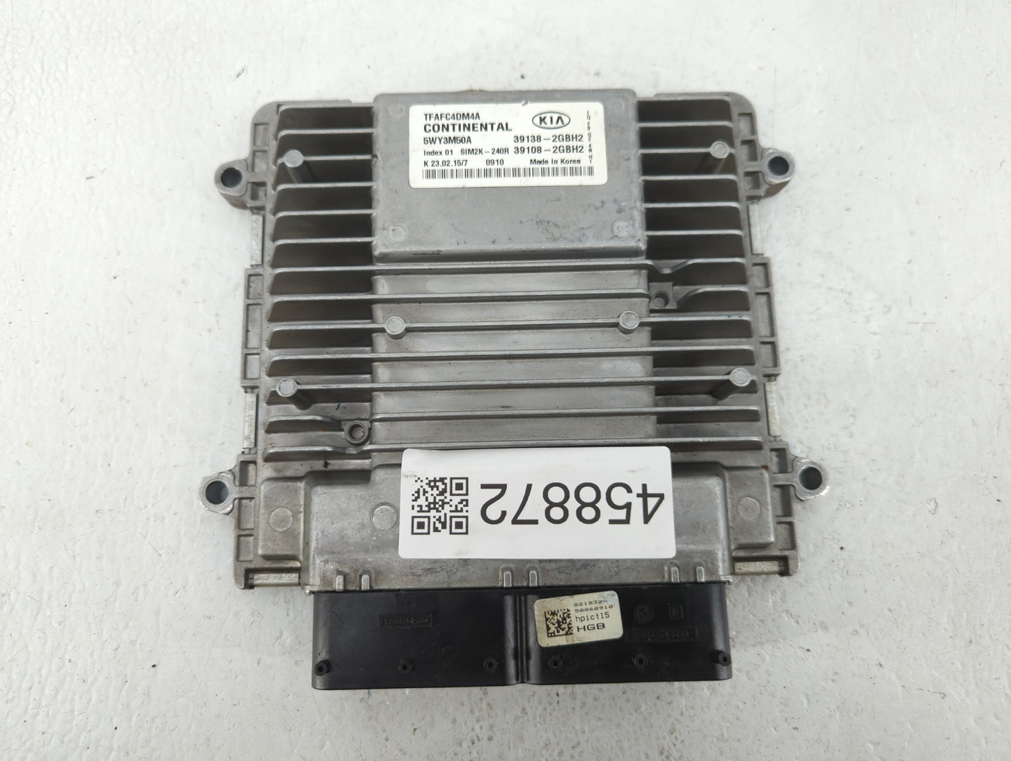 2015 Kia Optima PCM Engine Control Computer ECU ECM PCU OEM P/N:39108-2GBH2 39138-2GBH2 Fits OEM Used Auto Parts - Oemusedau