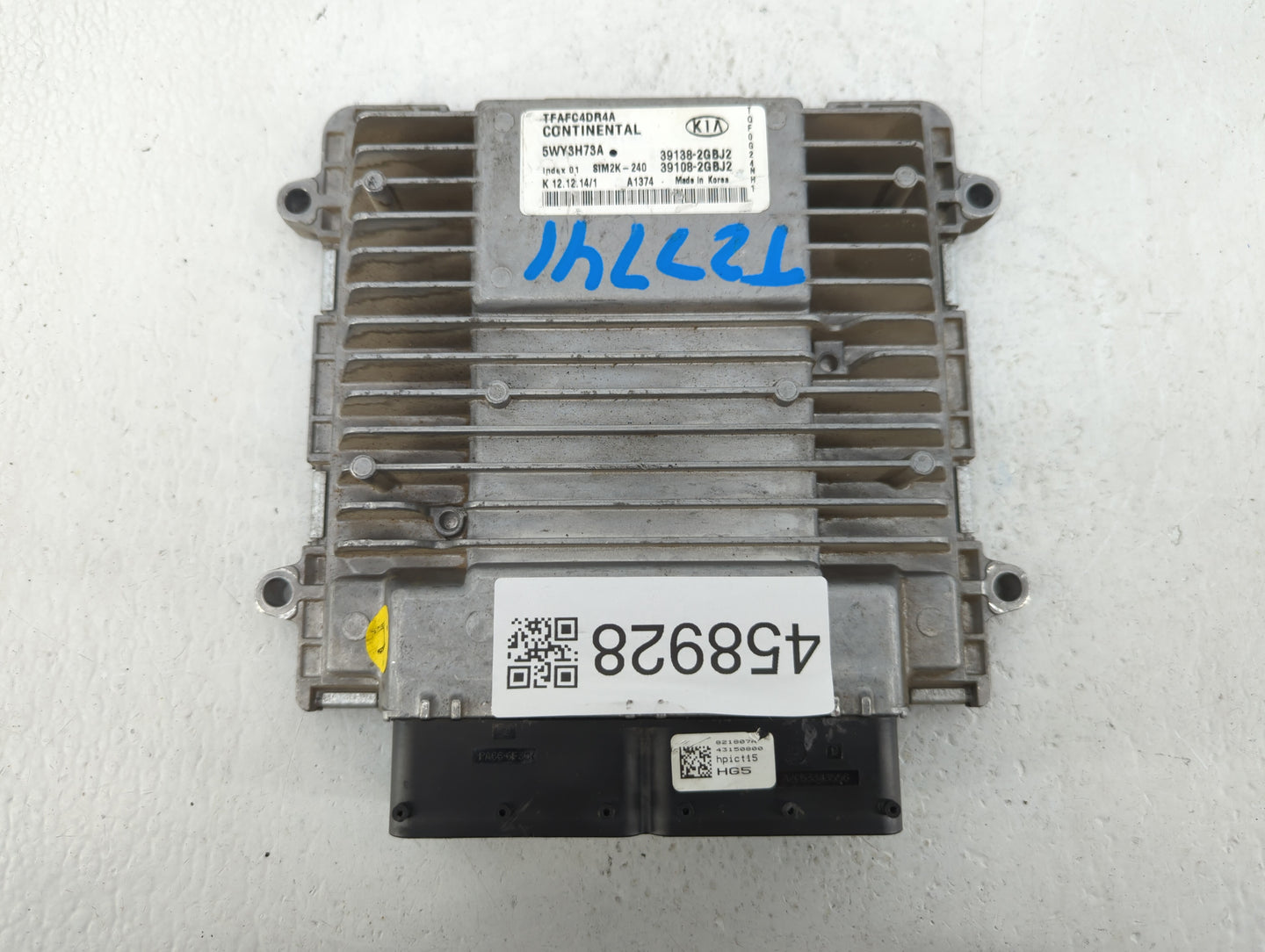 2015 Kia Optima PCM Engine Control Computer ECU ECM PCU OEM P/N:39108-2GBJ2 39138-2GBJ2 Fits OEM Used Auto Parts - Oemusedau