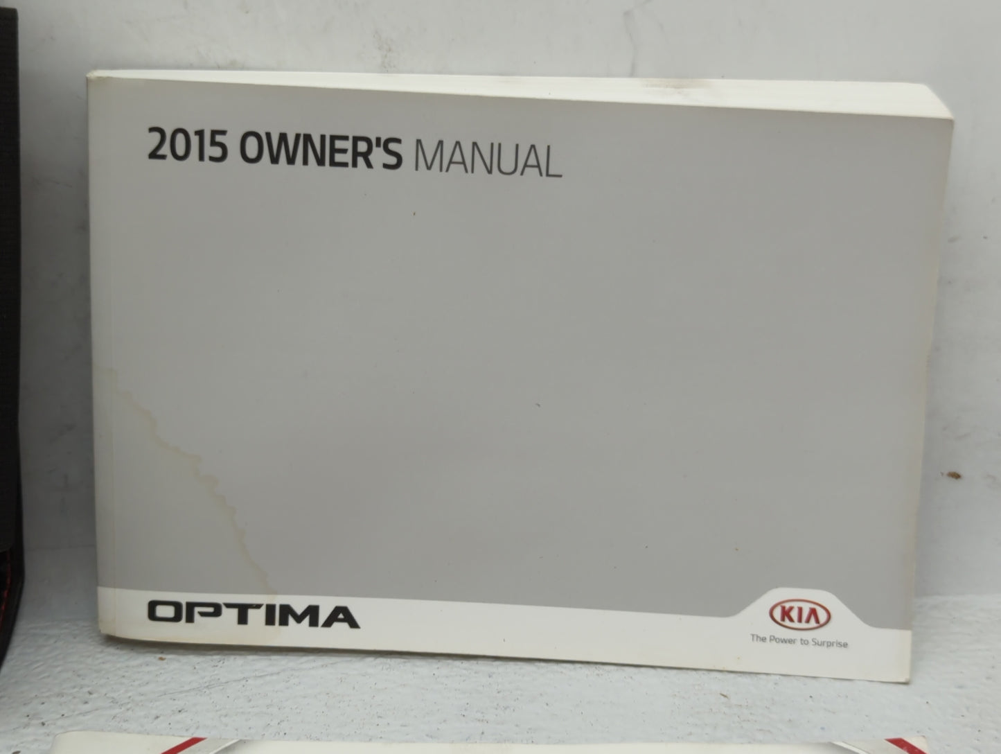 2015 Kia Optima Owners Manual Book Guide OEM Used Auto Parts - Oemusedautoparts1.com
