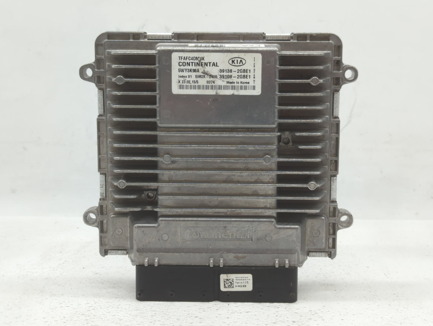 2015 Kia Optima PCM Engine Control Computer ECU ECM PCU OEM P/N:39108-2GBE1 39138-2GBE1 Fits OEM Used Auto Parts - Oemusedau