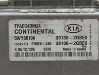 2014-2015 Kia Optima PCM Engine Control Computer ECU ECM PCU OEM P/N:39108-2GBE1 39138-2GBE1, 391082GBE1 Fits Fits 2014 2015