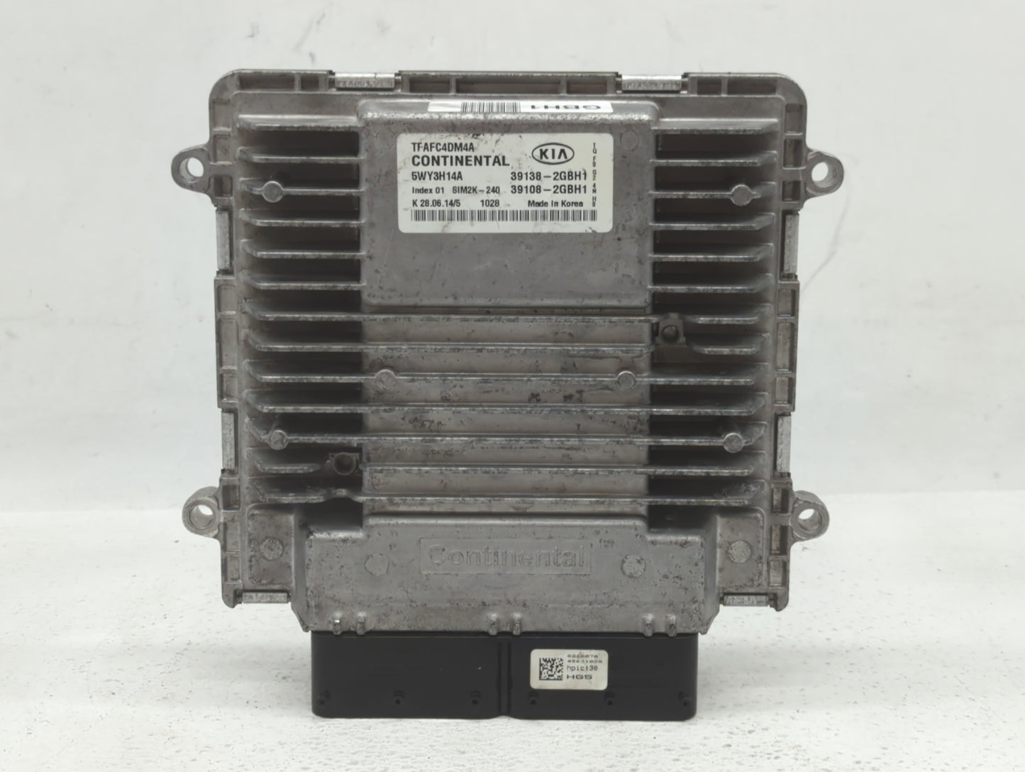 2015 Kia Optima PCM Engine Control Computer ECU ECM PCU OEM P/N:39138-2GBH1 39108-2GBH1, 39138-2GBH2, 39108-2GBH2 Fits OEM U