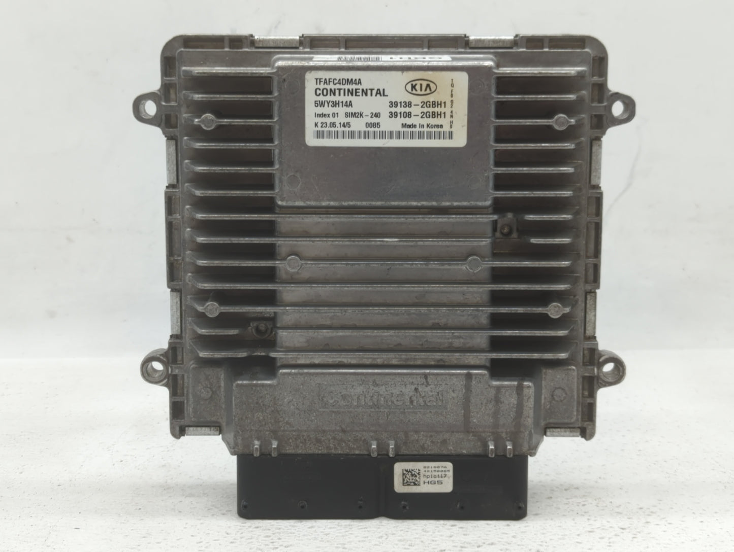 2015 Kia Optima PCM Engine Control Computer ECU ECM PCU OEM P/N:39108-2GBH1 39138-2GBH1, 39138-2GBH2, 39108-2GBH2 Fits OEM U