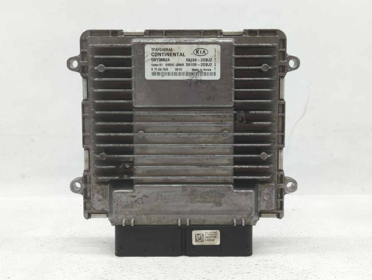 2015 Kia Optima PCM Engine Control Computer ECU ECM PCU OEM P/N:39108-2GBJ2 39138-2GBJ2 Fits OEM Used Auto Parts - Oemusedau