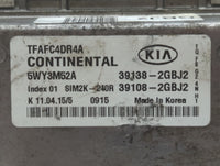2015 Kia Optima PCM Engine Control Computer ECU ECM PCU OEM P/N:39108-2GBJ2 39138-2GBJ2 Fits OEM Used Auto Parts - Oemusedau