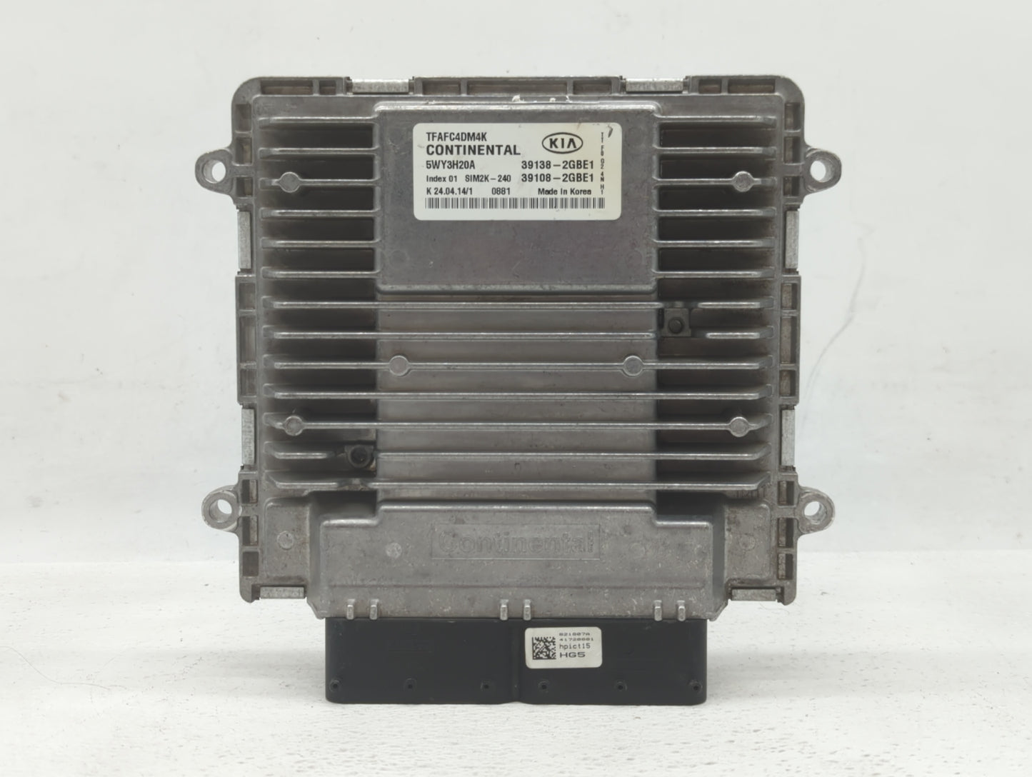 2014-2015 Kia Optima PCM Engine Control Computer ECU ECM PCU OEM P/N:39138-2GBE1 Fits Fits 2014 2015 OEM Used Auto Parts - O
