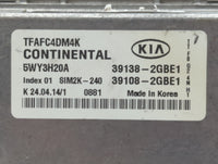 2014-2015 Kia Optima PCM Engine Control Computer ECU ECM PCU OEM P/N:39138-2GBE1 Fits Fits 2014 2015 OEM Used Auto Parts - O