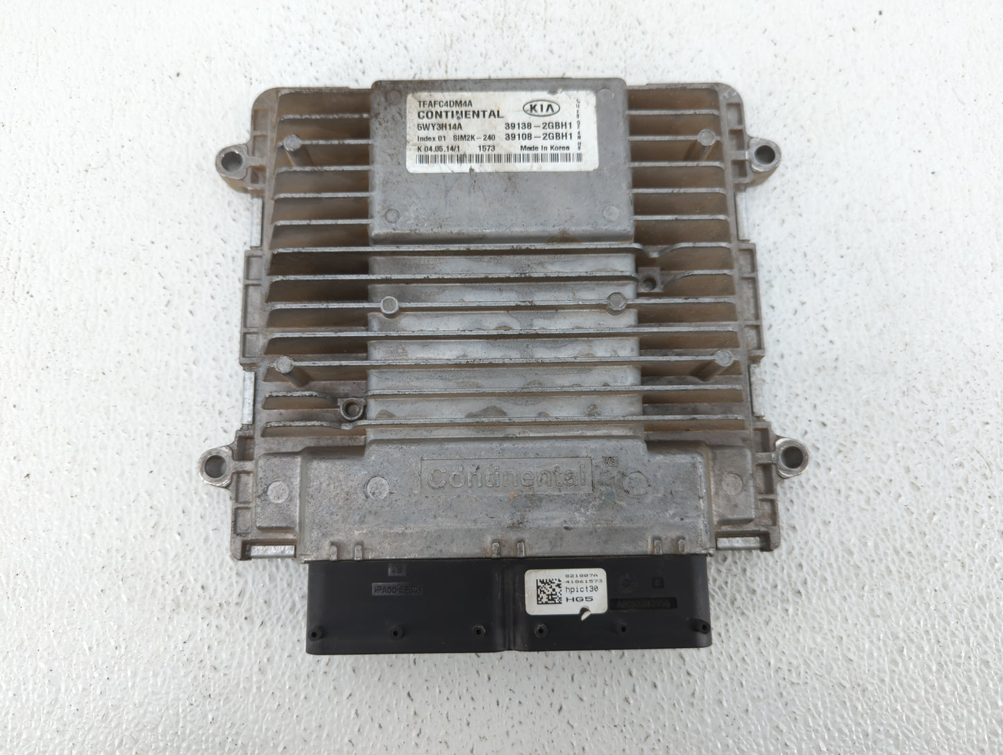 2015 Kia Optima PCM Engine Control Computer ECU ECM PCU OEM P/N:39108-2GBH1 39138-2GBH1, 39138-2GBH2, 39108-2GBH2 Fits OEM U