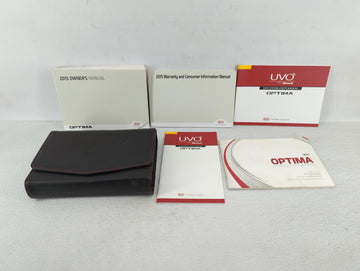 2015 Kia Optima Owners Manual Book Guide OEM Used Auto Parts - Oemusedautoparts1.com