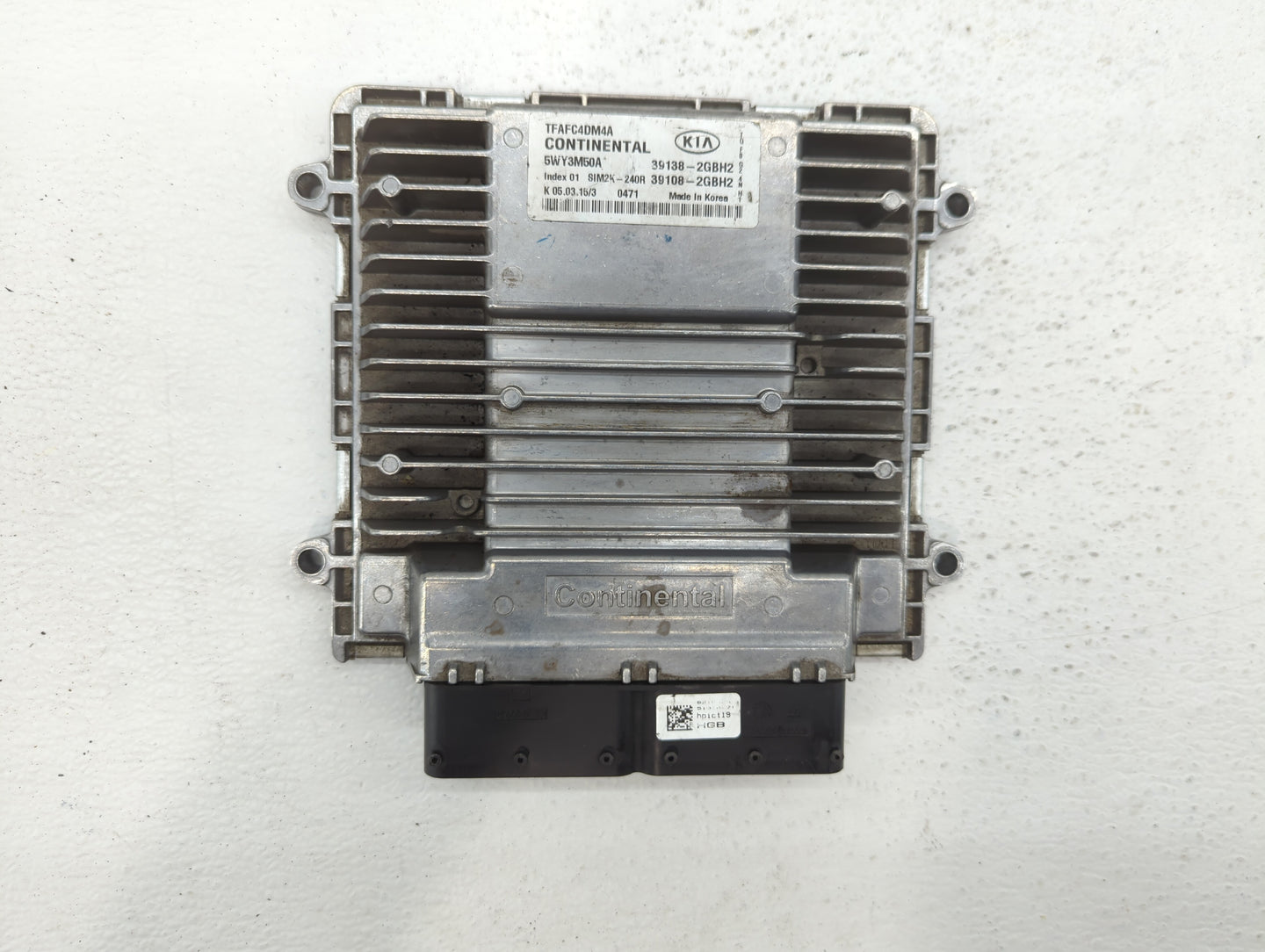 2015 Kia Optima PCM Engine Control Computer ECU ECM PCU OEM P/N:39108-2GBH2 39138-2GBH2 Fits OEM Used Auto Parts - Oemusedau